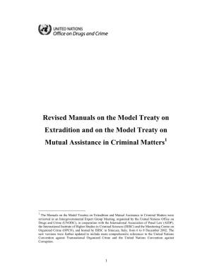Revised Manual on the Model Treaty on Extradition II