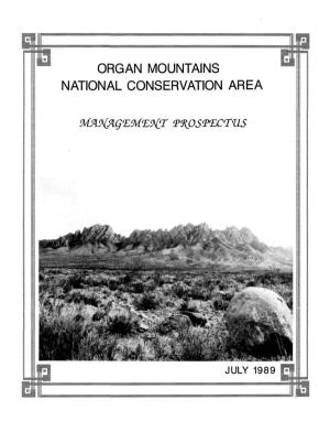 Organ Mountains National Conservation Area