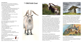 Download the Old Irish Goat Flyer
