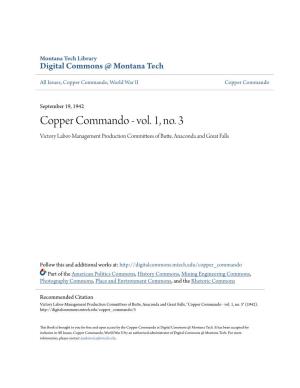 Copper Commando, World War II Copper Commando