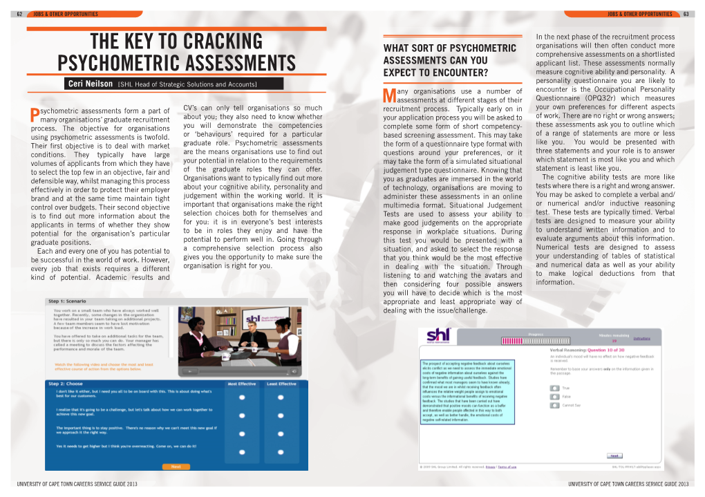 The Key to Cracking Psychometric Assessments