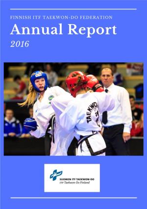 Annual Report 2016 2016 Annual Report