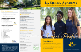 La Sierra Academy a Seventh-Day Adventist College Preparatory School