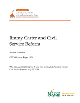 Jimmy Carter and Civil Service Reform