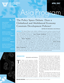 The Policy Space Debate
