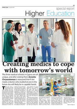 Creating Medics to Cope with Tomorrow's World