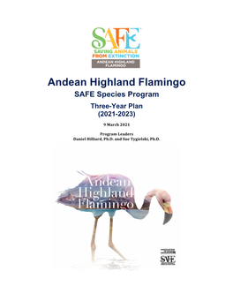 Andean Highland Flamingo SAFE.Program Plan.2021-2023