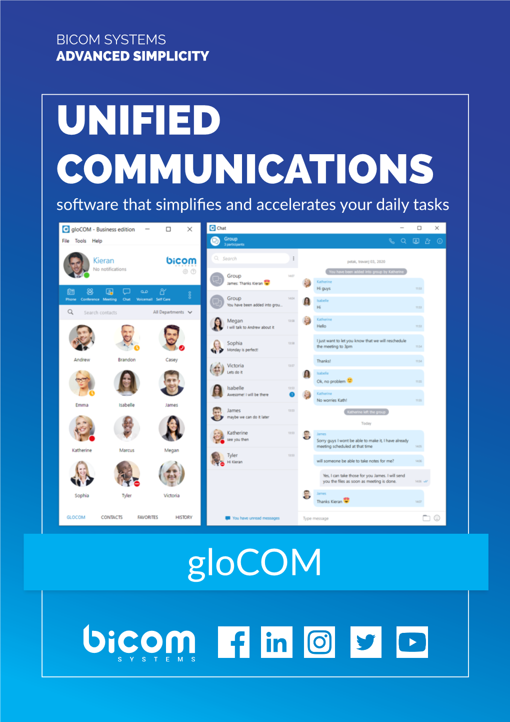 UNIFIED COMMUNICATIONS Software That Simplifies and Accelerates Your Daily Tasks