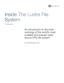 Inside the Lustre File System