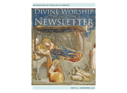 Divine Worship Newsletter