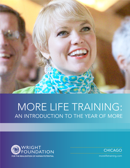 More Life Training Brochure