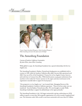 The Annenberg Foundation