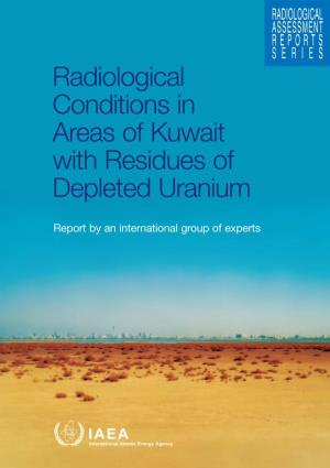 Radiological Conditions in Areas of Kuwait with Residues of Depleted Uranium