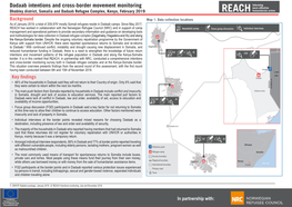 Dadaab Intentions and Cross-Border Movement Monitoring Dhobley District, Somalia and Dadaab Refugee Complex, Kenya, February 2019