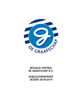 Publicatiecijfers De Graafschap 2018 2019
