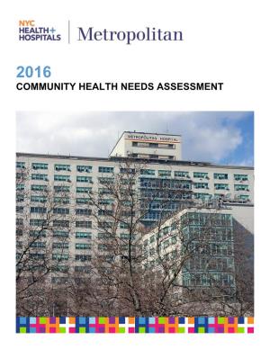 2016 Community Health Needs Assessment