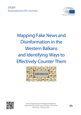 Study: Mapping Fake News and Disinformation in the Western