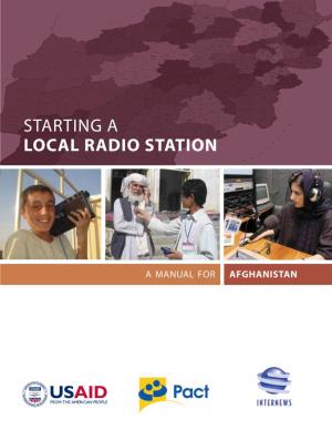 Starting a Local Radio Station