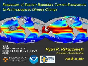 Responses of Eastern Boundary Current Ecosystems to Anthropogenic Climate Change