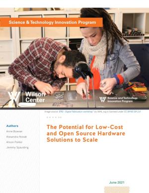 The Potential for Low-Cost and Open Source Hardware Solutions to Scale