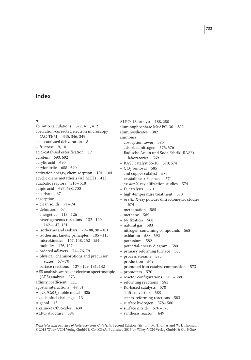 345, 346, 349 Acid-Catalysed Dehydrat