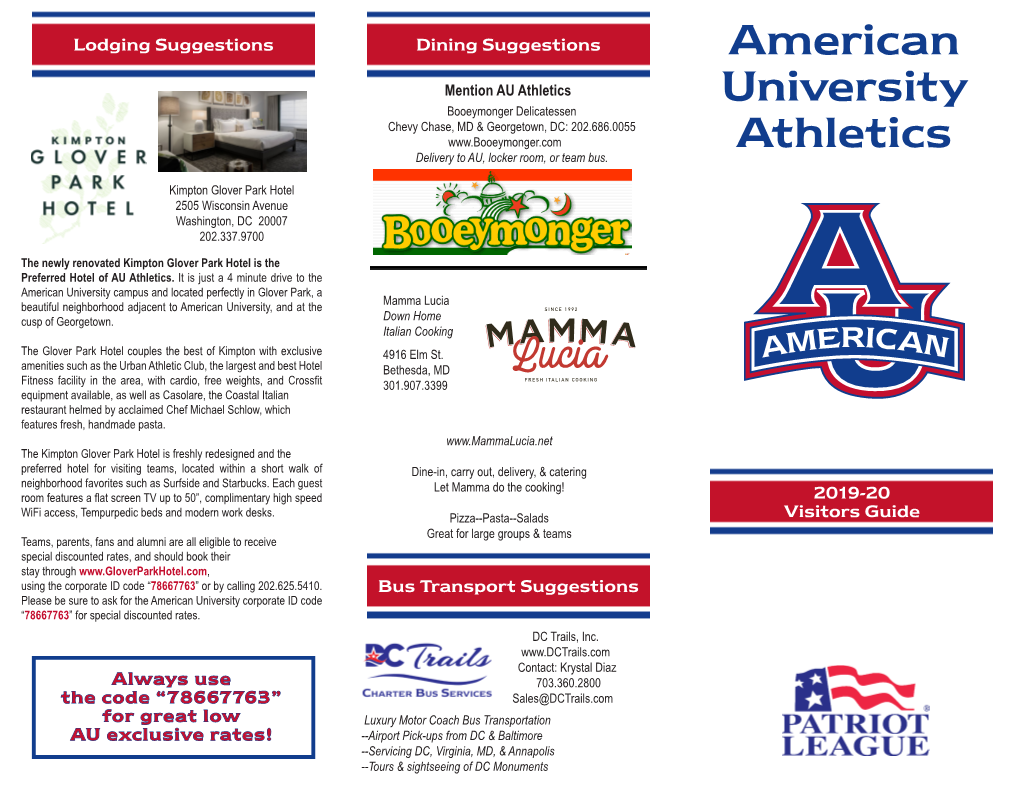 American University Athletics