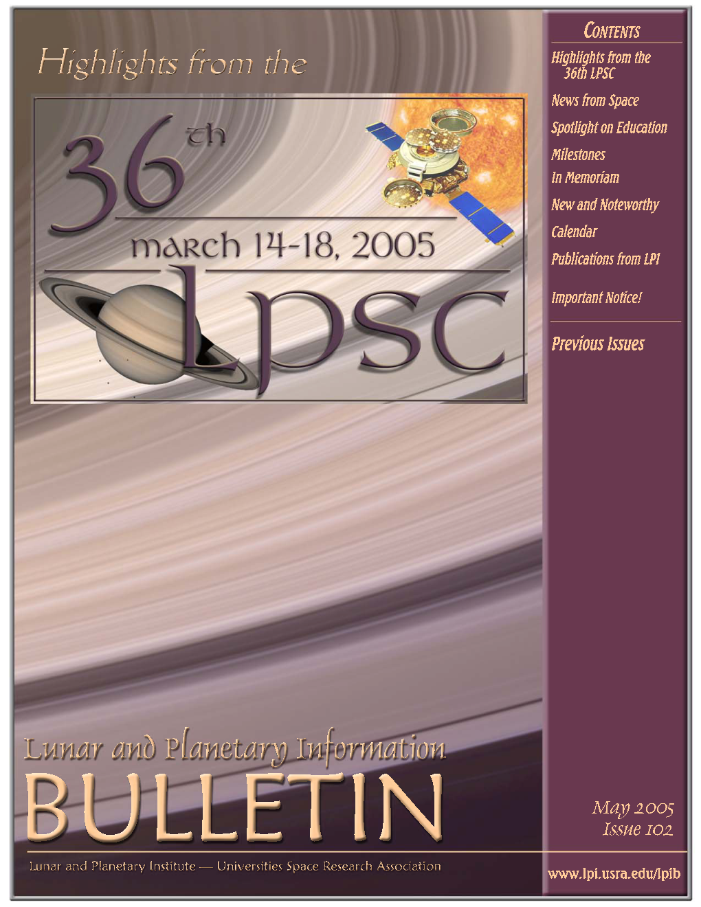 Issue 102, May 2005