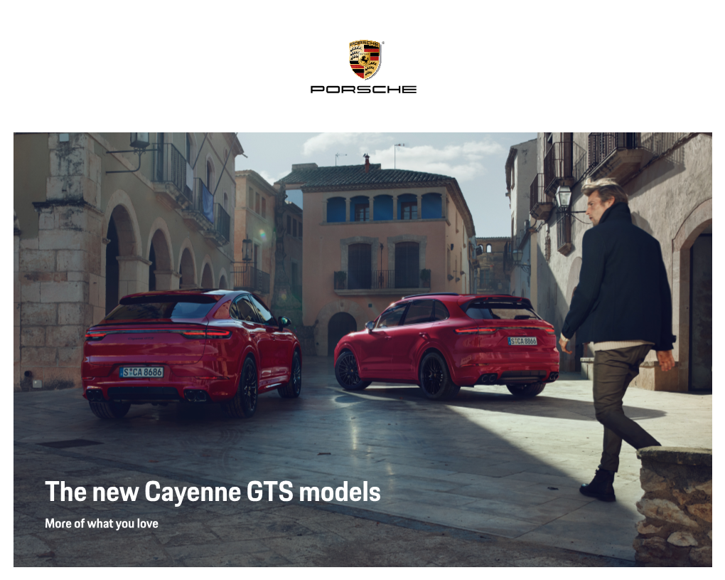 The New Cayenne GTS Models More of What You Love