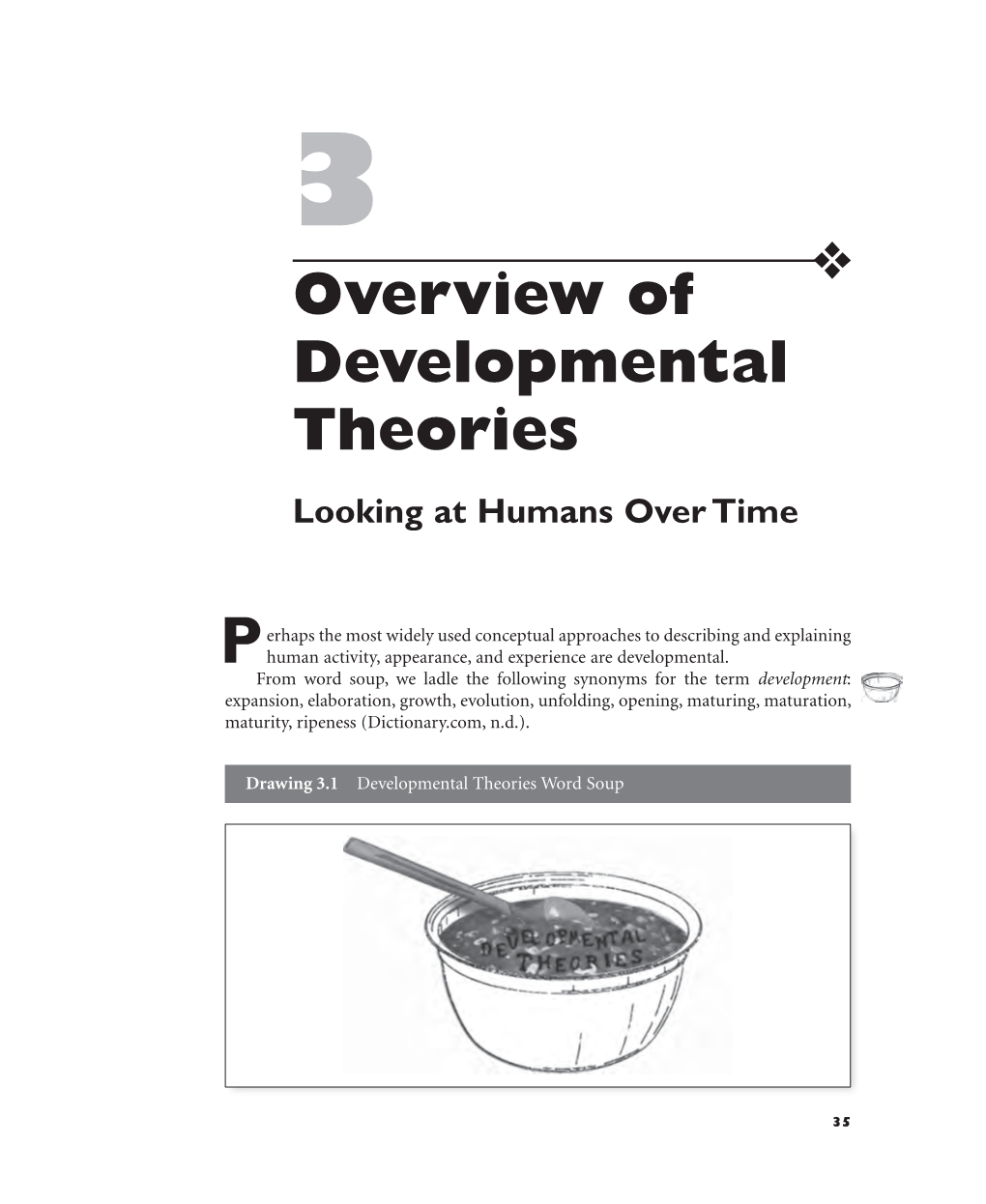 Chapter 3: Overview of Developmental Theories