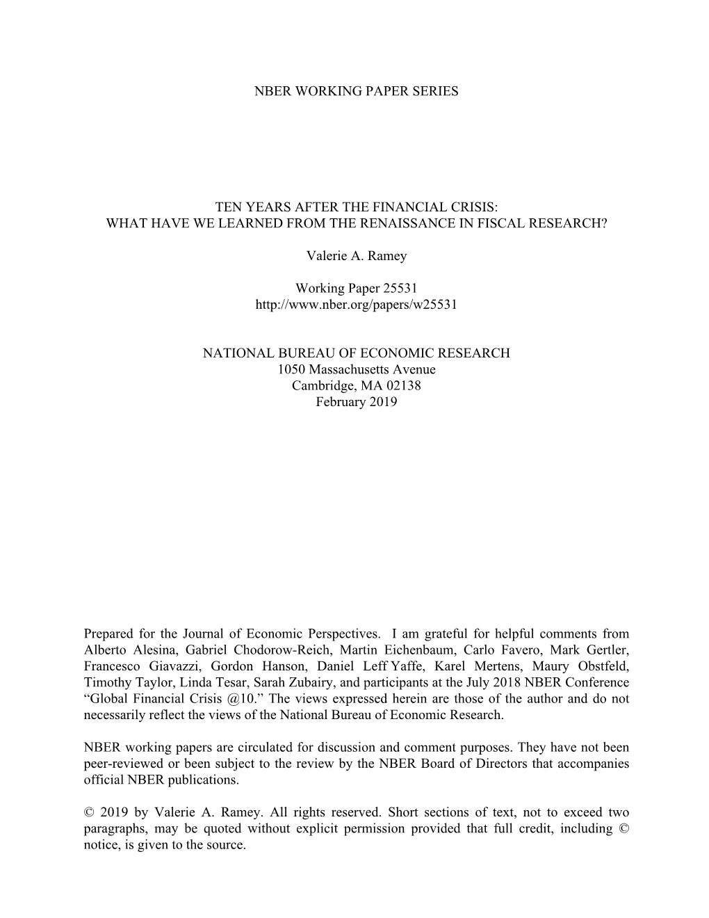 Identifying Government Spending Shocks: It's All in the Timing." the Quarterly Journal of Economics 126 (1): 1-50