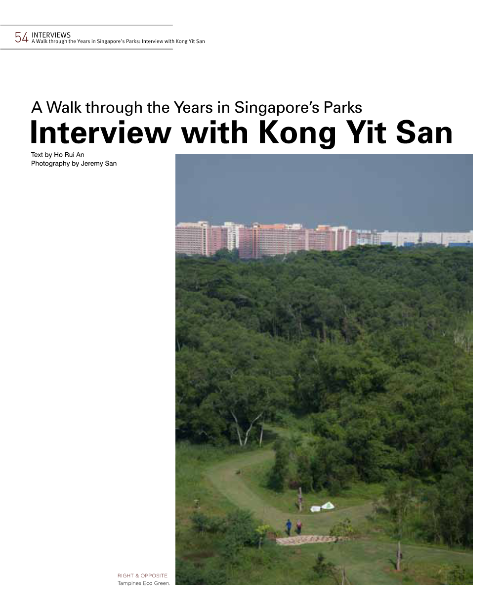 Interview with Kong Yit San