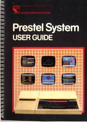 Acorn Prestel System User Guide