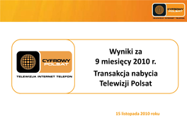Telewizja Polsat Polska Media Puls