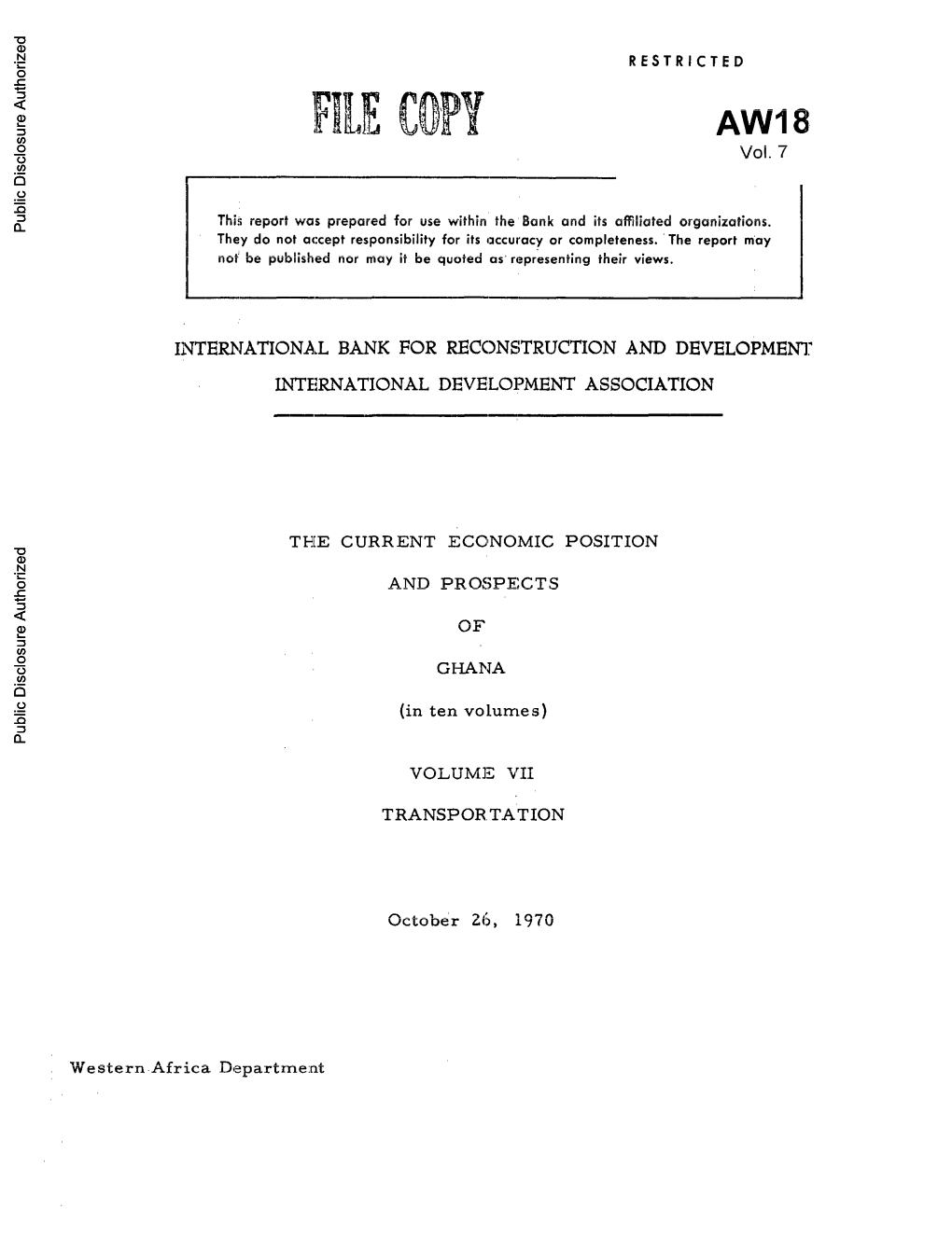 World Bank Document