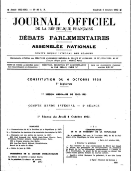 Journal Official De La République Française