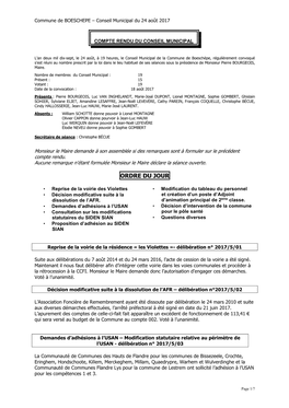 2017-5- Compte Rendu Du 24 AOUT 2017