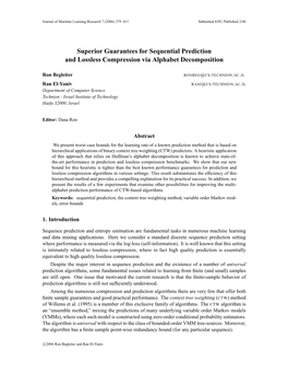 Superior Guarantees for Sequential Prediction and Lossless Compression Via Alphabet Decomposition