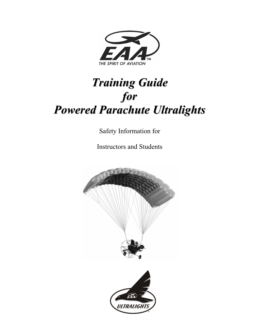 Training Guide for Powered Parachute Ultralights