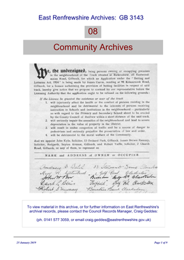 08 Community Archives