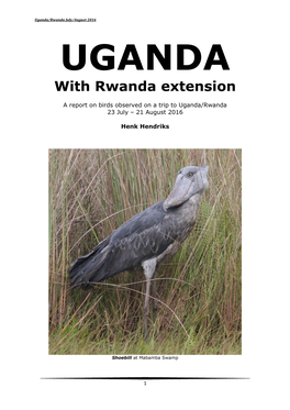 With Rwanda Extension