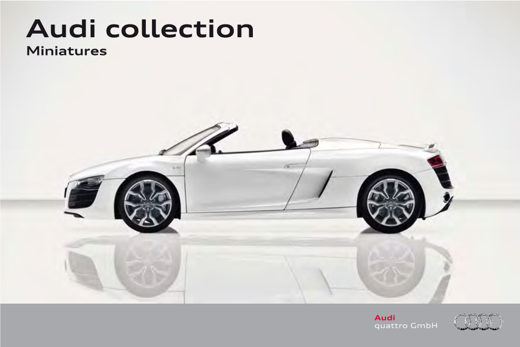 Audi Collection Miniatures