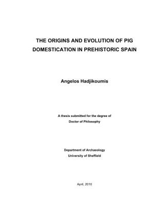 The Origins and Evolution of Pig Domestication in Prehistoric Spain
