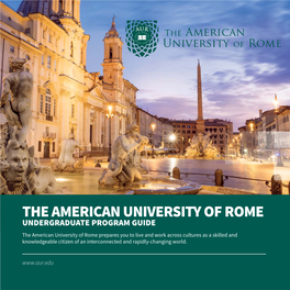 The American University of Rome |