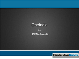 Oneindia for INMA Awards Bring Alive the Big News Each Day Punjab Kesari
