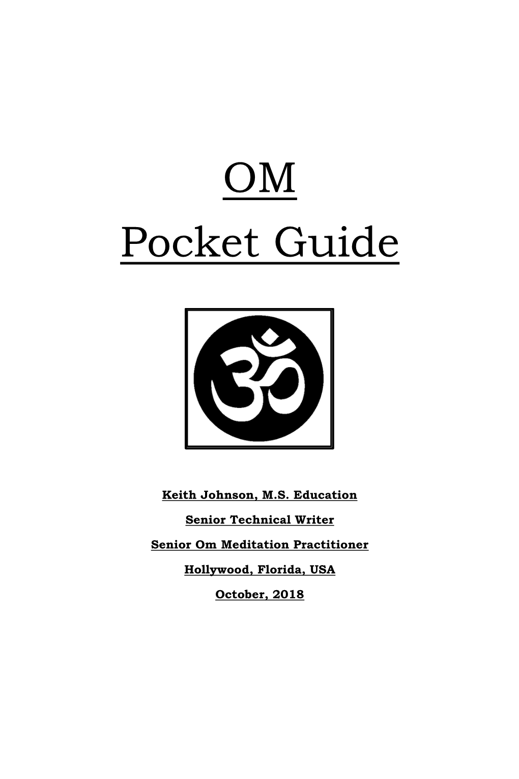 OM Pocket Guide