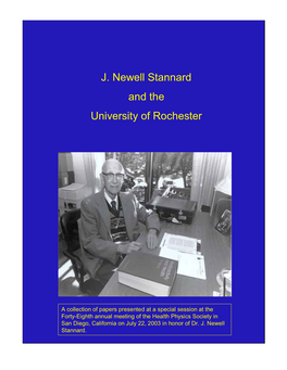 J. Newell Stannard and the University of Rochester
