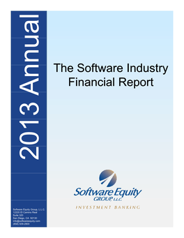 Software Equity Group's 2013 M&A Survey