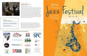 2016 Jazz Festival Program