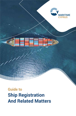 Ship Registration and Related Matters