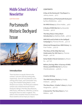 Portsmouth Historic Dockyard Issue